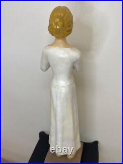 Antique female statue, plaster, approximately 1920's. Spiritual/religious