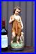 Antique-french-ceramic-young-SAINT-JOHN-BAPTIST-lamb-statue-figurine-religious-01-sc