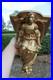 Antique-french-chalk-gold-gilt-ARchangel-figurine-Religious-wall-console-01-fa