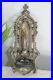 Antique-french-spelter-metal-MAdonna-holy-water-font-religious-01-vei