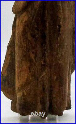 Antique hand-carved figurine Of Madonna Or Religious Figurine