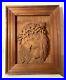 Antique-hand-carved-wood-religious-Jesus-folk-art-sculpture-wall-relief-statue-01-ko