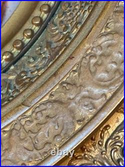 Antique hand painted 1900 era KPM Style Porcelain Plaque Sistine Madonna framed