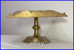 Antique heavy Gorham religious church gilt bronze bible book holder altar stand