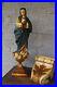 Antique-large-wood-carved-italian-madonna-angels-on-console-religious-01-wnm