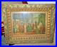 Antique-leaves-berries-Frame-Christ-Before-Pilate-Religious-Print-Avil-Co-1888-01-oqt