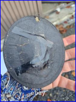 Antique meerschaum Christ carrying the Cross Wall plaque religious art 19thc