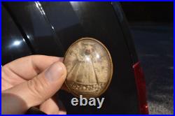 Antique mini notre dame de hal black madonna meerschaum plaque Wall religious