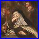 Antique-painting-Saint-nun-religious-framework-oil-on-canvas-18th-century-700-01-dn