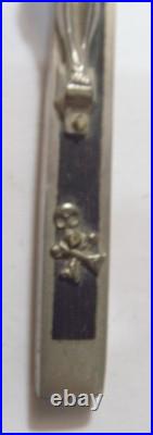 Antique pectoral 5 inch Large catholic crucifix cross pendant EL1155