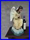 Antique-rare-large-french-chalk-Angel-praying-statue-religious-01-cvyb