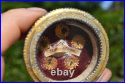 Antique relic martyr Wax seal Religious 19thc