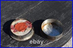 Antique relic martyr Wax seal Religious 19thc