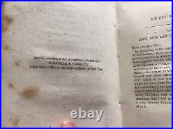 Antique religious book Catholic Protestant EARLY 1800s Bible CHRISTIAN 1844 Rare