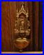 Antique-religious-bronze-brass-wall-hanging-Holy-water-font-Saint-Germaine-Lamb-01-jas