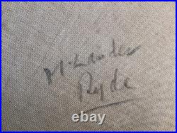 Antique religious painting Christ Jesus Holy Face 20th Century