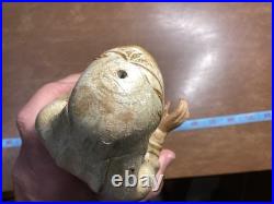 Antique religious statue Blessed Virgin Mary Fatima 1940's portugal