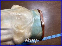 Antique religious statue Blessed Virgin Mary Fatima 1940's portugal