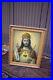 Antique-religious-wall-plaque-litho-christ-king-portrait-01-jijf