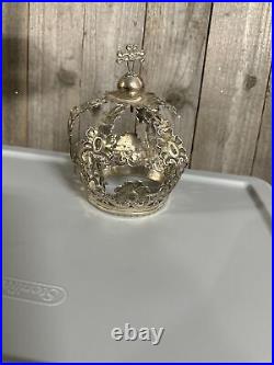 Antique silver crown for religious statue style As Is Needs Repair