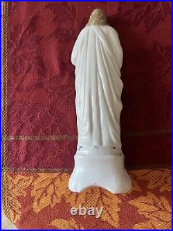 Antique vieux paris porcelain saint joseph figurine statue religious