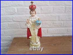 Antiques French Porcelain Religious Statue Prague