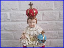 Antiques French Porcelain Religious Statue Prague