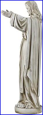 Artisan-Finished Sacred Heart Jesus Sculpture Timeless Religious Icon