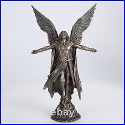 Ascending Saint Michael Archangel Statue 11-inch