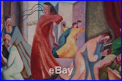 Augustus Lunn 1905-1986 British Surrealist 1930's Religious Art Painting Jesus