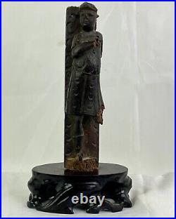 Authentic Antique (100 Plus Years of Age) Wooden Religious Santos Carving