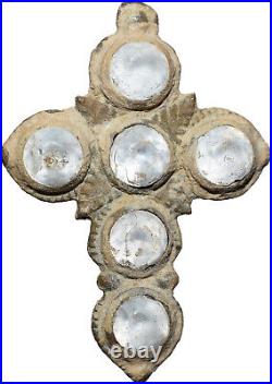 Awesome 17th Century Crucifix Cross Antique Spanish Religious Charm Found