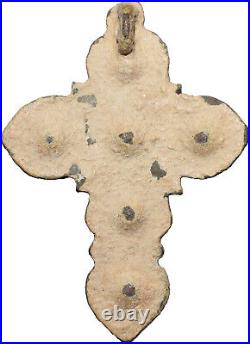 Awesome 17th Century Crucifix Cross Antique Spanish Religious Charm Found