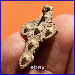 Awesome 17th Century Crucifix Cross Antique Spanish Religious Charm Found