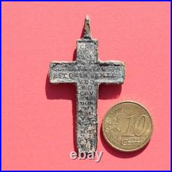 Awesome Antique St Thomas Aquinas Cross Rare 18th Century Medal Found