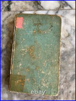 BAROQUE BOOK ANTIQUE Religious Instruction 1799 Signed Franz Weinkauff French