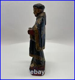 Beautiful antique religious statue in wood 18th century or older