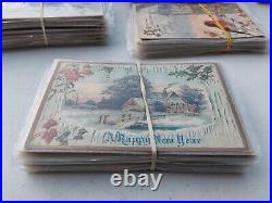 Big Lot Antique Christmas Religious Vintage 1900's Postcards New York New Jersey