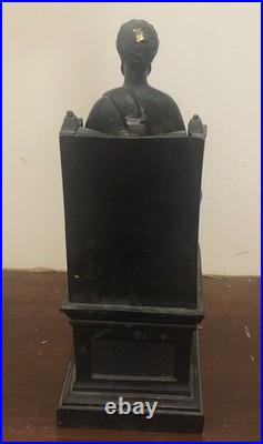 Bronze Statue Saint Peter Religious On Base & Throne