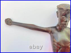 C. 1950. African Old Master Jesus Christ With A Crown Of Thorns. Antique. 30.5 C. 1950. African Old Master Jesus Christ With A Crown Of Thorns. Antique. 30.5