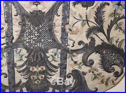 C18th Metallic Silk Embroidered Chasuble Apron Ecclesiastical Religious Textlile