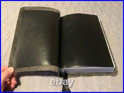 CSB Super Giant Print (16pt) Reference Bible Antique Goatskin Leather Rebind