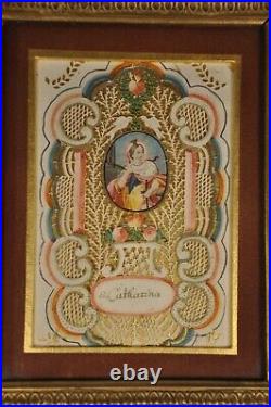 Canivet Ancien Image Pieuse Antique Lance Religious Holy Card