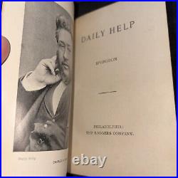 Daily Help By Charles Spurgeon Antique 1890s Popular Classics Religious Book