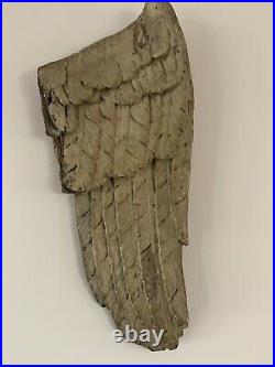 Early 18thc altar Angel Wing, Flemish, Antique Wooden Ware Reclaimed Religious