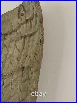 Early 18thc altar Angel Wing, Flemish, Antique Wooden Ware Reclaimed Religious