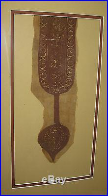 Early Antique Christian Coptic Cloth Religious Antiquity 5th century Textile