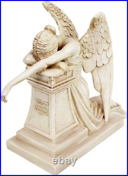Elegant Angel of Grief Desktop Statue A Touching Tribute for Any Space