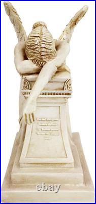Elegant Angel of Grief Desktop Statue A Touching Tribute for Any Space