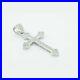 Estate-Sterling-Silver-Religious-Pendant-Charm-Men-s-Fine-Jewelry-Cubic-Zirconia-01-qlh